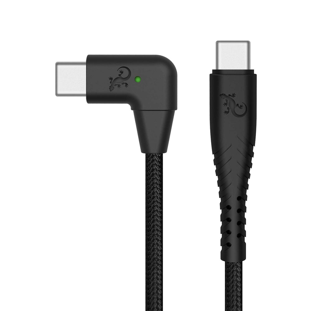 L-Shape USB-C to USB-C 30K Gaming Cable 480mbps-100W 30K