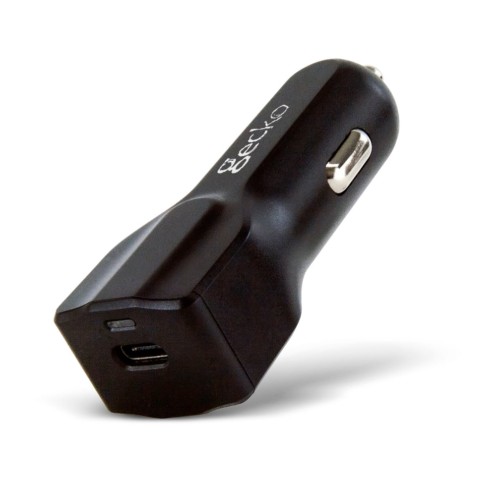 18W PD Single USB-C Car Charger - Black