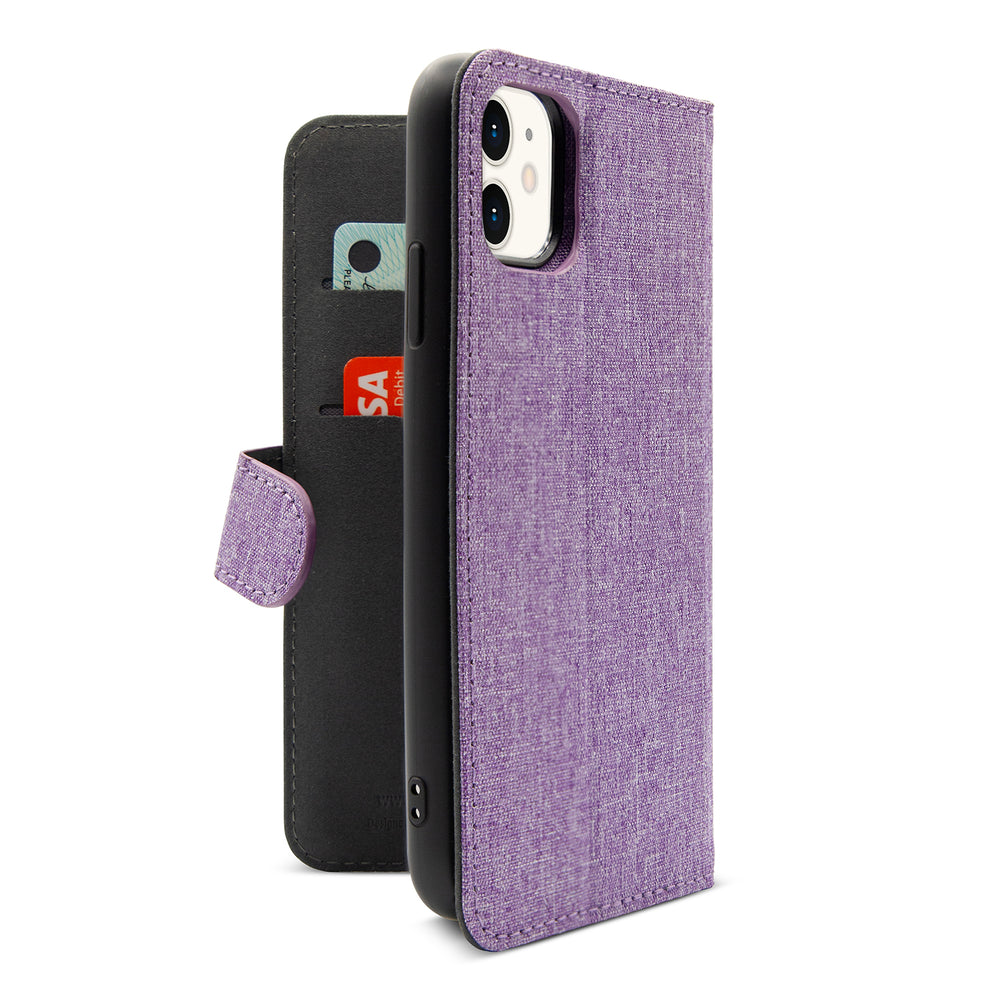 Magnetic Wallet Case - iPhone XR/11- Lilac