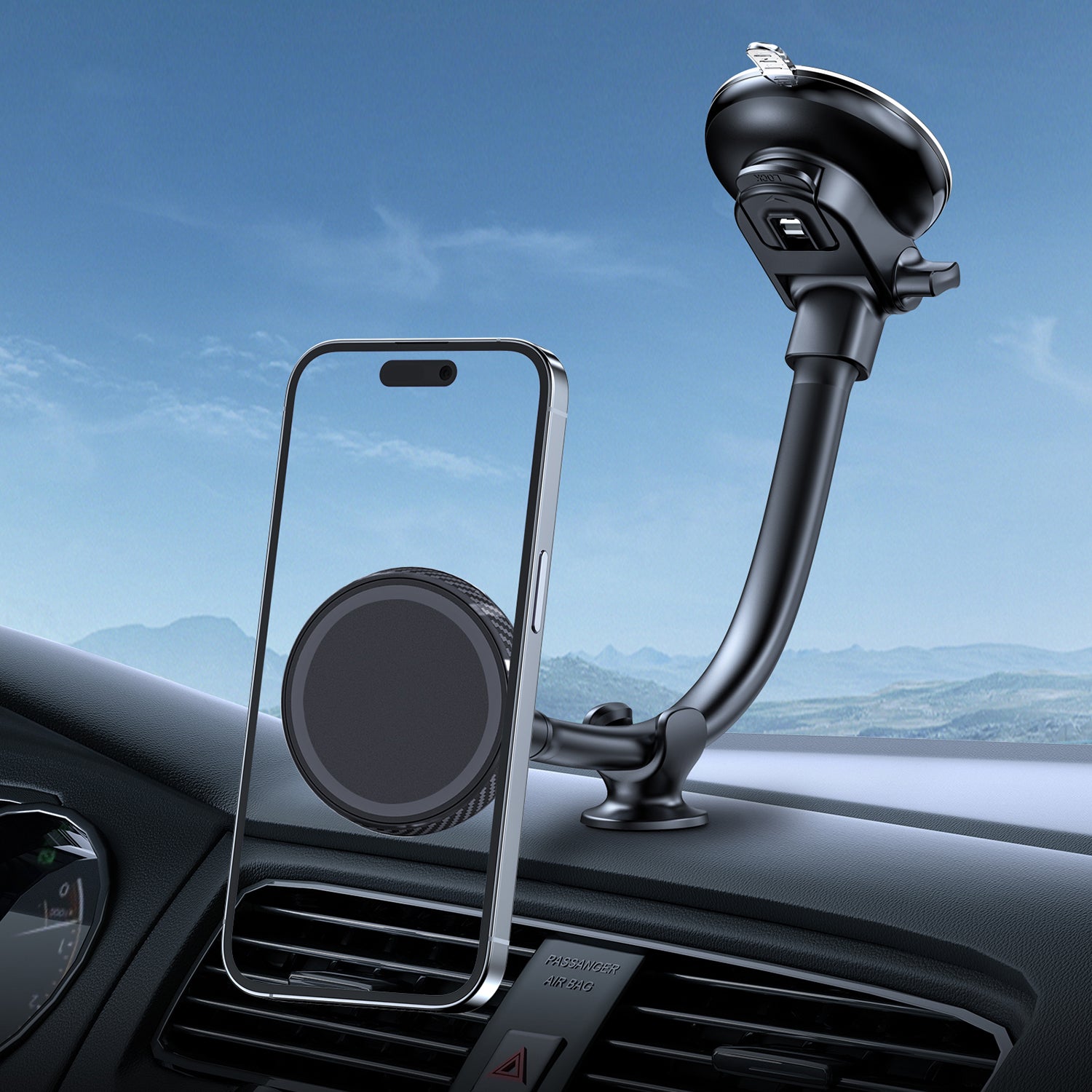 MagSnap Suction Car Mount